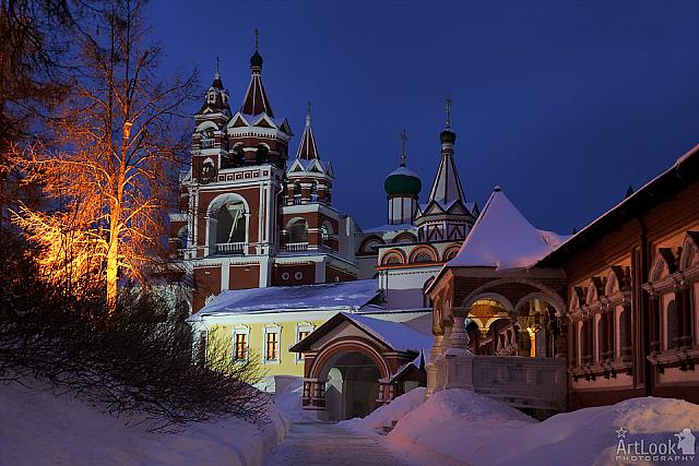 Architectural Ensemble of Savvino-Storozhevsky Monastery at Twilight