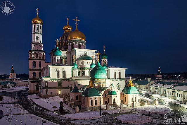 New Jerusalem Monastery in Winter Twilight