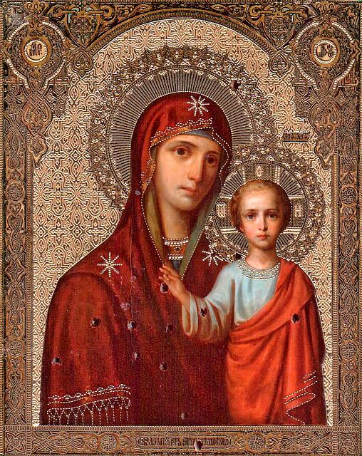 Icon of the Mother of God of Kazan – Shot