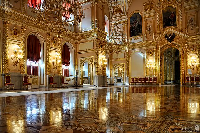 Splendid St. Alexander Hall in Grand Kremlin Palace