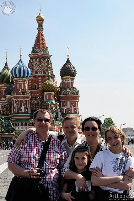 Picture with Dworaks on the Red Square