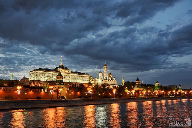 Kremlin Reflections at Spring Twilight
