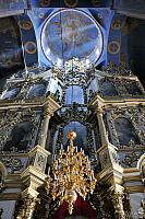 Top of Central Part of Baroque Iconostasis and Ceiling of Dome
