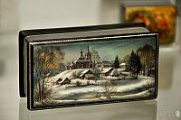 Lacquer Box "The Winter in Fedoskino"