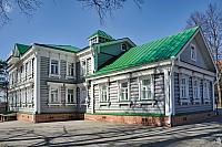 Lukutin Wooden House in Early Spring