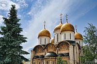 Golden Domes of Assumption Cathedral (Moscow Kremlin)