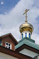 Golden Dome of Vladimirskaya Church in Borodino (Mytishchi)