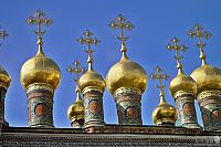 Golden Domes of Verkhospassky Cathedral (Moscow Kremlin)