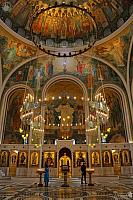 Magnificent Interior of Resurrection Church in Sretensky Monastery