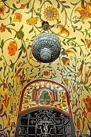 Festive Floral Ornaments of Vaulting and Chandelier