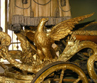 Carved and Gilt Wooden Eagle