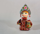 Colorful Wooden Russian Doll