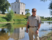 At the Ancient White Stone Cathedral on the River Nerl