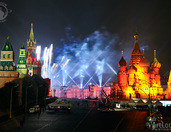 1st International Festival of Light "Circle of Light" in Moscow
