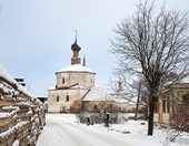 The fairy-tale town of Suzdal in winter
