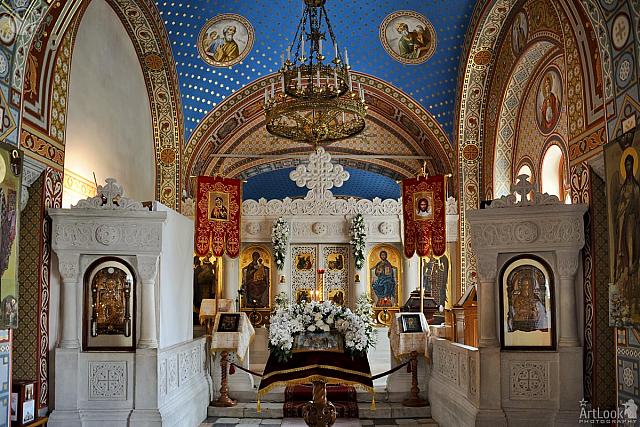 Magnificent Interior of the Home Church of Romanovs in Livadia