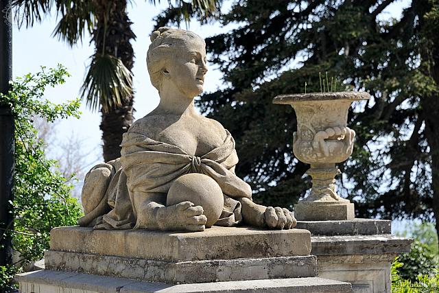 Woman-Sphinx with a Ball at Massandra Palace