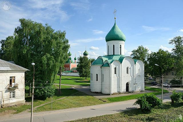 Panorama of the Most Ancient Stone Church of Old Russia