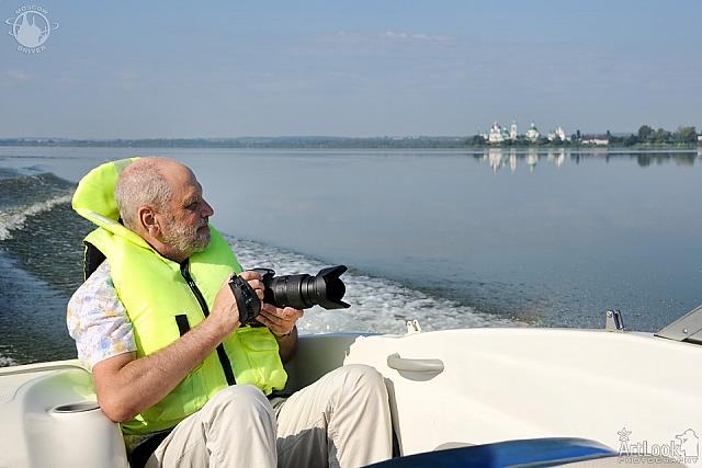 Photographing on a Motor Boat