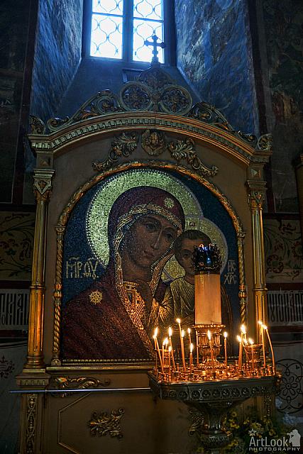 Mosaic Icon of Our Lady of Kazan in Assumption Cathedral