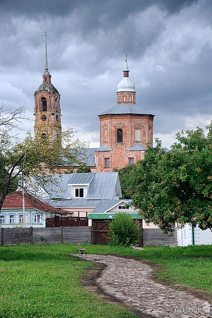 Private Houses and Church of Boris and Gleb before Storm
