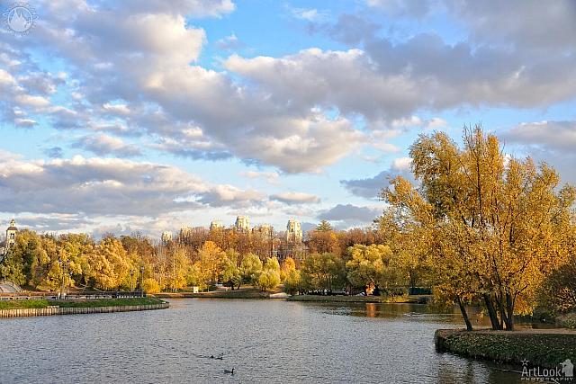 Golden Trees and Middle Tsaritsyno Pond