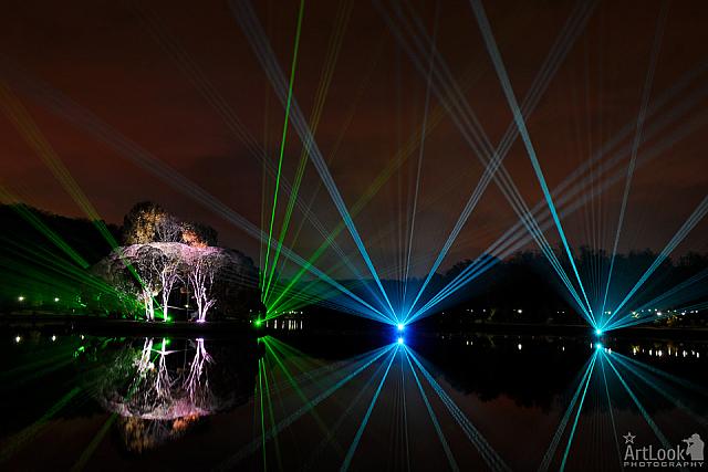 Laser Show on Tsaritsyno Pond