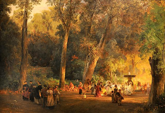 In the Park of Villa Torlonia (1878-1880)
