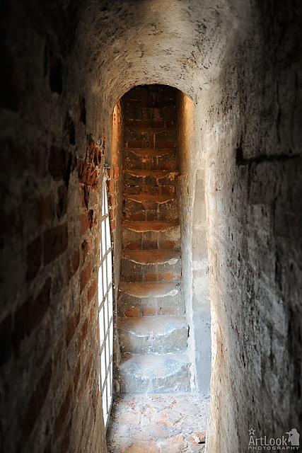 Narrow and Steep Staircase to the Church Roof & Belfry