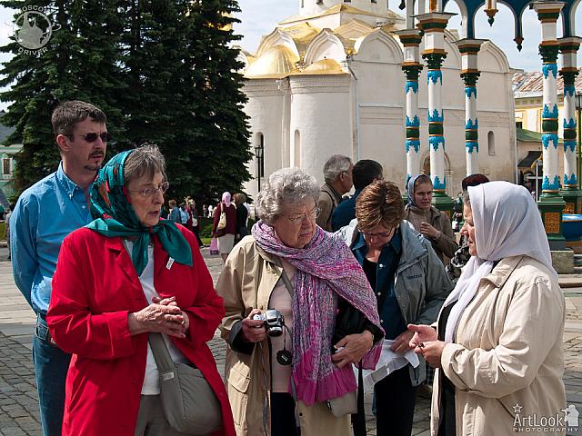 On Cathedral Square of the Holy Trinity St. Sergius Lavra