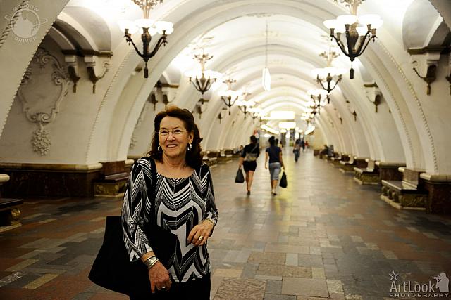In the Beautiful Underground Palace in Naryshkin Baroque