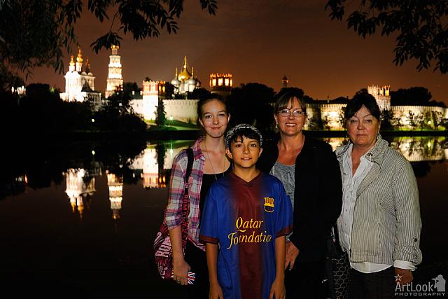 Family Photo at Novodevichy Pond