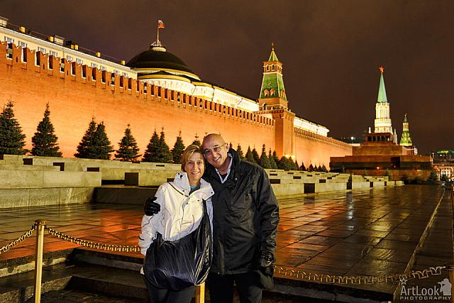 At the Wall of Moscow Kremlin