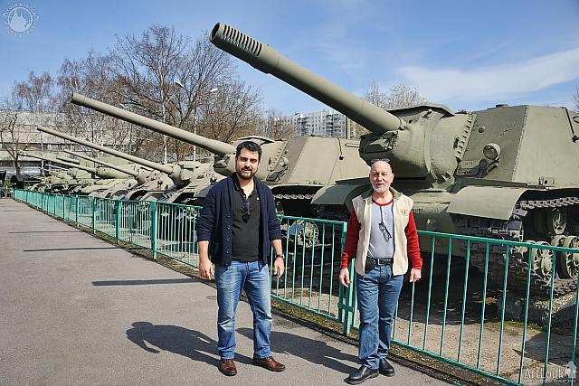 At The Row with Soviet Tanks