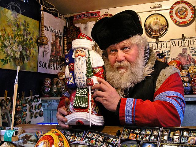 The Real Russian Vendor at Old Arbat