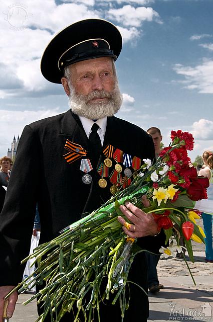 WWII Veteran in Victory Park (Moscow)