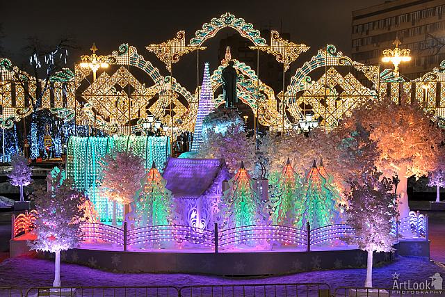 Magical Lights of Musical Forest on Pushkinskaya Square
