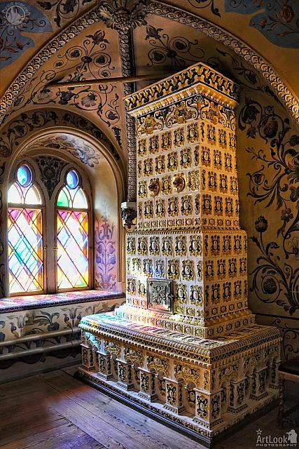 Tiled Stove in Antechamber of Terem Palace
