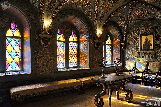 Interior of Krestovaya Palata (Cross Chamber) in Terem Palace
