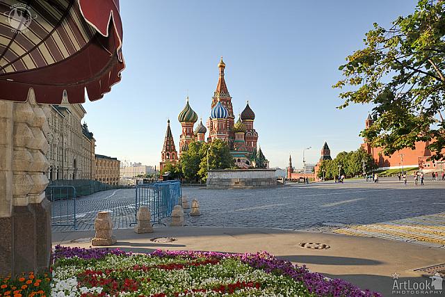 St. Basil’s Cathedral in Early Summer Morning