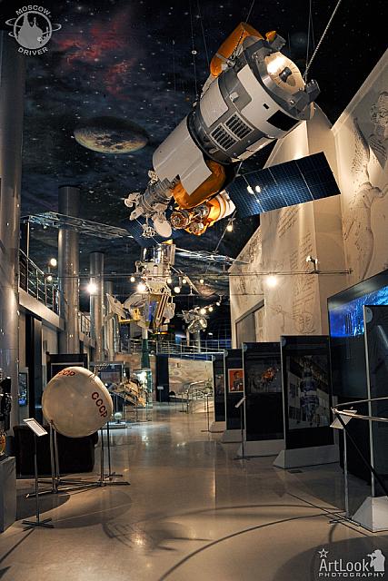 In New Exhibition Hall of Memorial Museum of Cosmonautics
