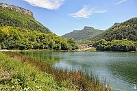 Devichye Lake in the Mountains at the Village of Khoja-Sale