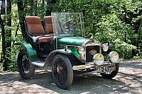 Amazing Green Vintage Opel Car from the 1910s
