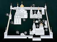 Schematic Map of Alexandrov Kremlin