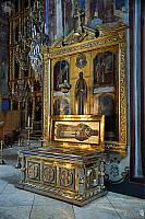 Relics of St. Innocent of Alaska and Icon of St. Sergius of Radonezh