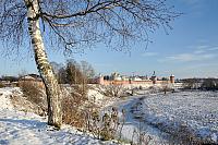 St. Euthymius Monastery & Kamenka River at Beginning of Winter