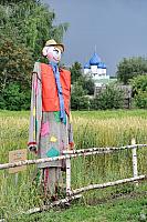 Funny & Kind Russian Garden Scarecrow