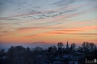 Winter Sunset in Vladimir City