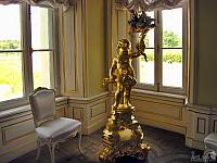 Gilded Sculpture of Cupid in Italian Cottage