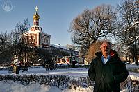 In grounds of famous Novodevichy convent